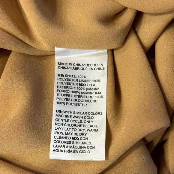 Chico's Tapestry Print Tiered Ruffled Shirt Dress Midi Boho Floral Collared 00 2 - Picture 8 of 10